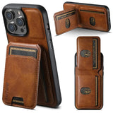 Luxury Wallet Phone Case Card Holder Leather Magnetic Pocket Cover For iPhone 16 15 14 13 12 11 Pro Max Plus XS XR 16ProMax