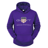 Men’s Solid Color "1949" Printed Pullover Hoodie
