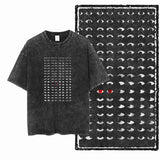 COOLMIND DB cat Printed Cotton Acid Washed Exclusive Graphic Unisex T Shirt Cool Streetwear Men Tshirts Big Size Tee for men