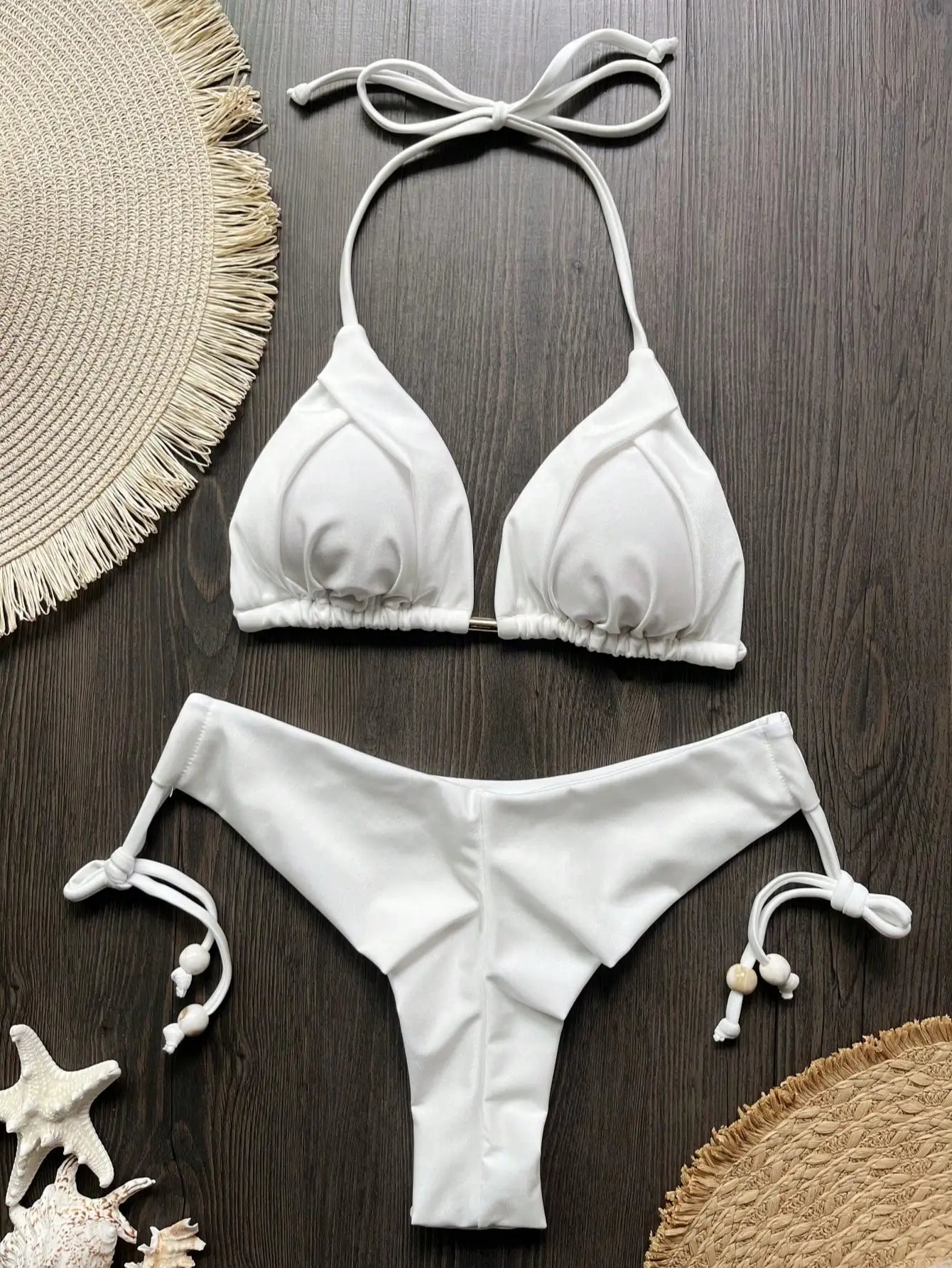 Chic Triangle Bikini Set | Women’s Brazilian Style Halter Swimwear