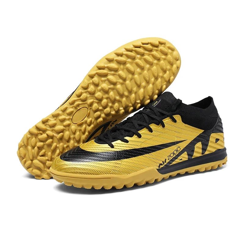 Mid-top New Men Soccer Shoes Cleats Hot-selling Non-Slip FG/TF Football Boots High-quality Match Sneakers Futsal Indoor