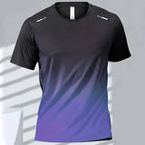 Men's Gradient Quick-Dry Sports Tee