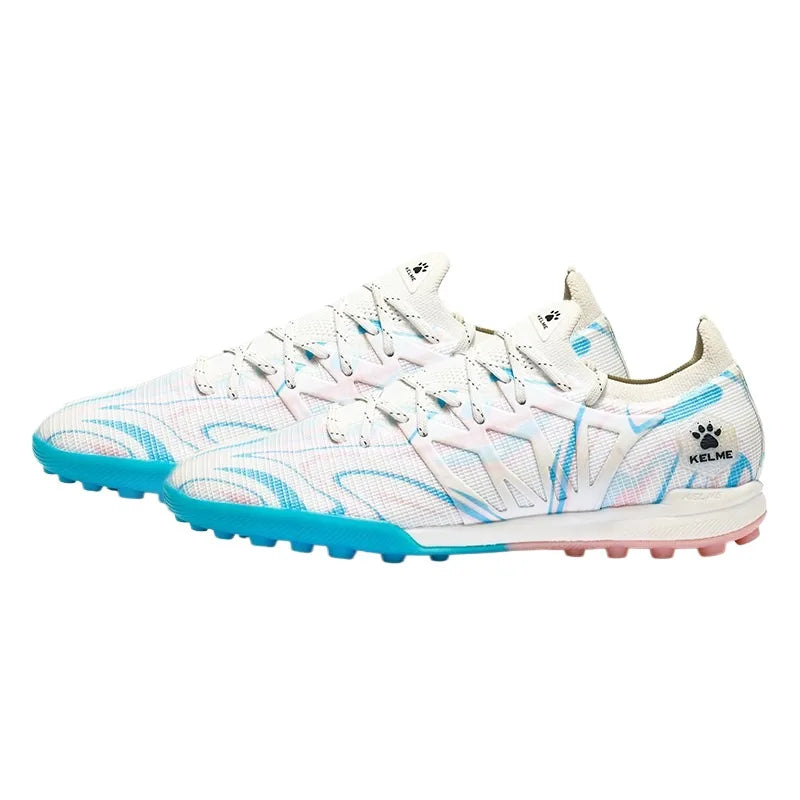 Kelme Adult Soccer Shoes Tf Shredded Spikes Professional Match Training Soccer Shoes Youth Indoor Anti-skid Shoes