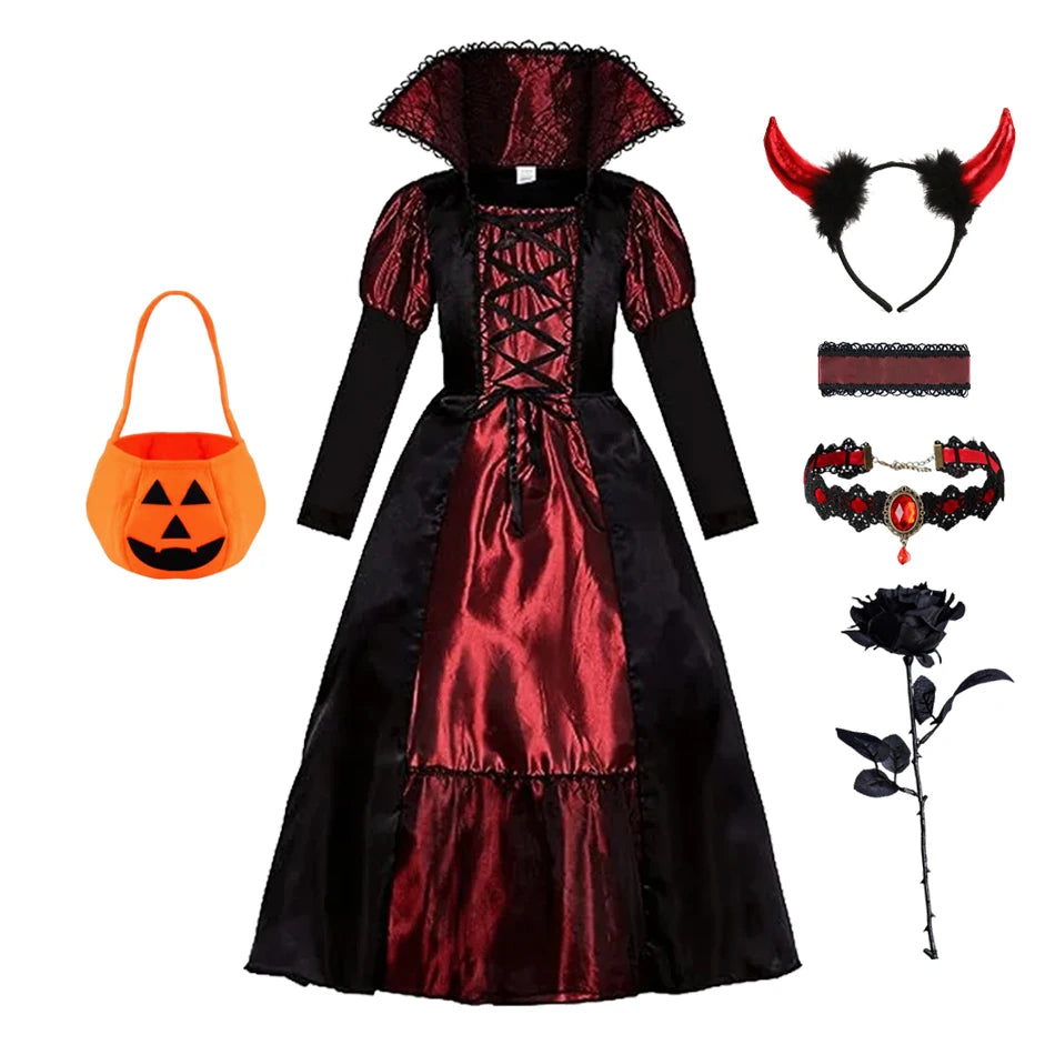 Girls’ Gothic Ghost Bride Costume