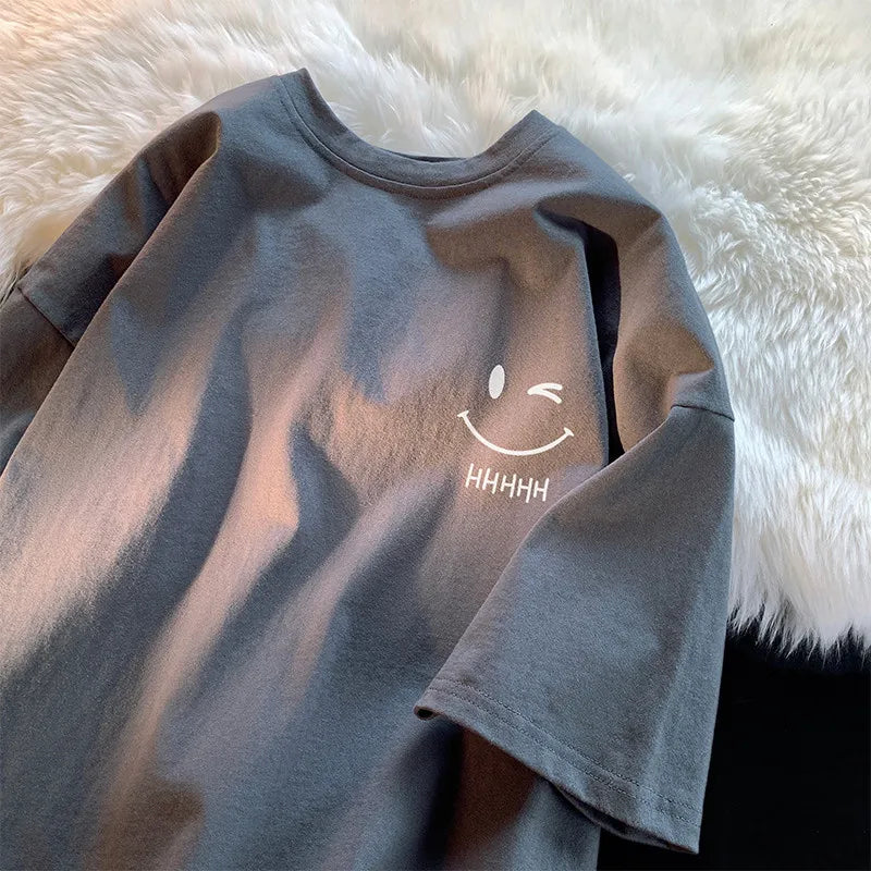 Unisex Expression Oversized Graphic Tee