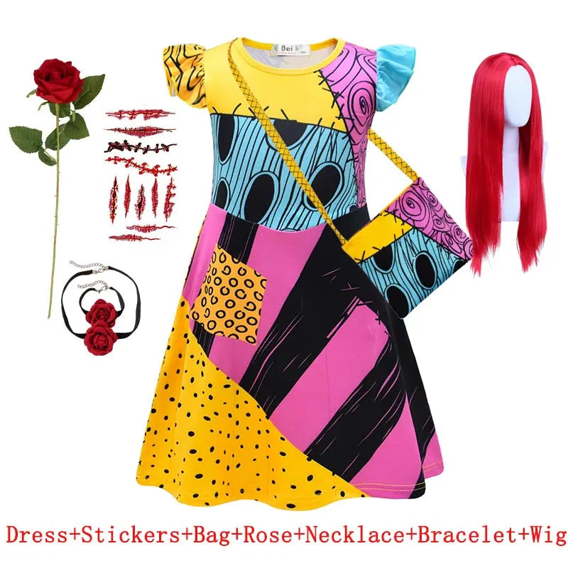 Girls' Sally Cosplay Party Dress