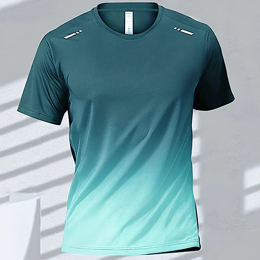 Men's Gradient Quick-Dry Sports Tee