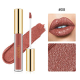 15-Color Radiant Glitter Liquid Lipstick