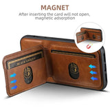 Luxury Wallet Phone Case Card Holder Leather Magnetic Pocket Cover For iPhone 16 15 14 13 12 11 Pro Max Plus XS XR 16ProMax 4