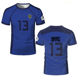 Anime Japanese Blue Lock Isagi Yoichi Football Jersey T-shirt Cosplay Hyoma Chigiri Meguru Bachira Tee Original Children Clothes 6