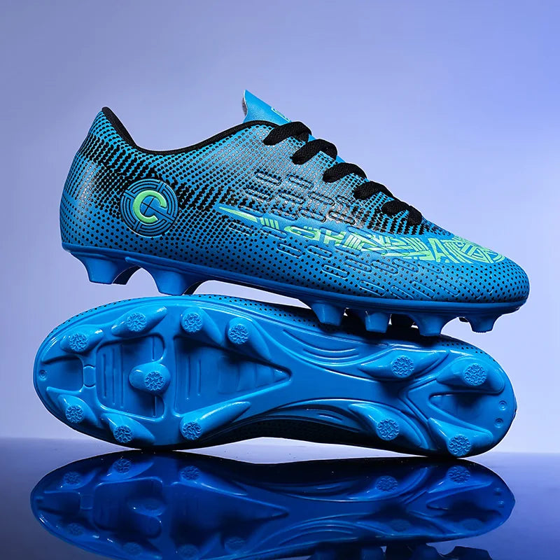 Large Size FG/TF High Quality Mens Soccer Shoes Non-Slip Turf Soccer Cleats for Kids Training Football Boots Chuteira Campo 48