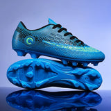 Large Size FG/TF High Quality Mens Soccer Shoes Non-Slip Turf Soccer Cleats for Kids Training Football Boots Chuteira Campo 48