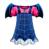2025 Girls Halloween Cosplay Ghost Bride Dress Kids Carnival Party Children Gothic Vampire Costume Dress Clothing 6