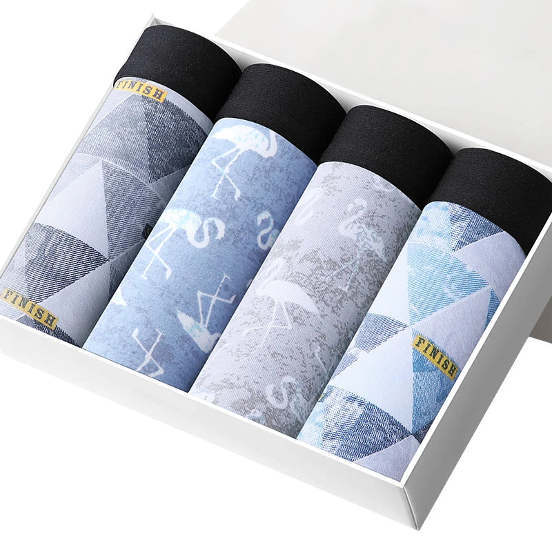 4-Pack Men’s Comfort Cotton Boxer Shorts