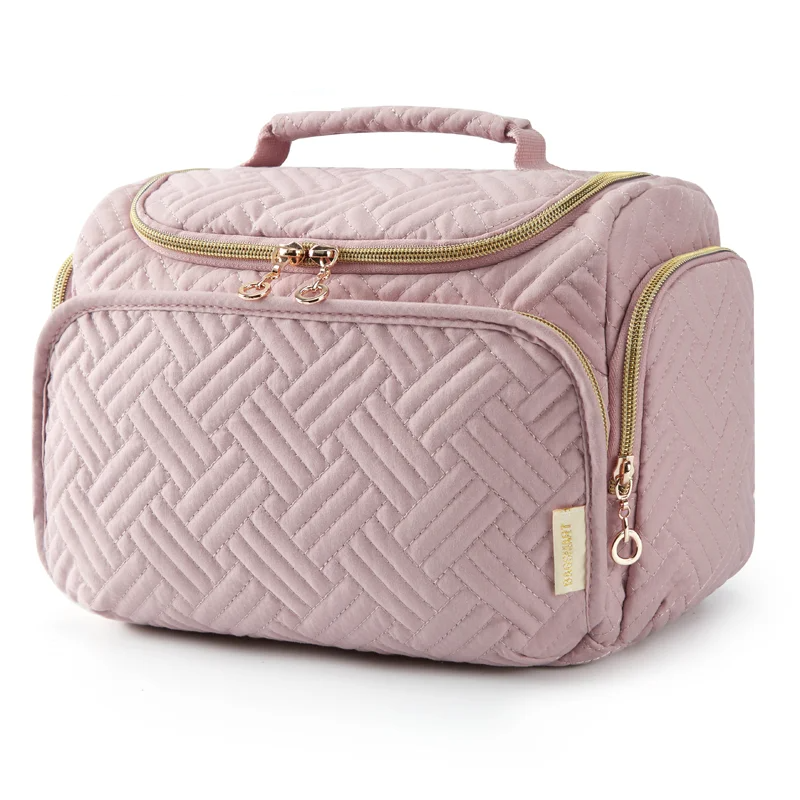 Women's Cosmetic Bag Large Capacity Travel Toiletry Bag With Handle Waterproof Storage Makeup Organizer Cases