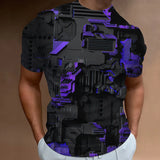 Fashion T-Shirts For Men 3d Line Printed Men'S Clothing Street Designer Short Sleeved Oversized Top Tees Daily Casual Sportswear 4