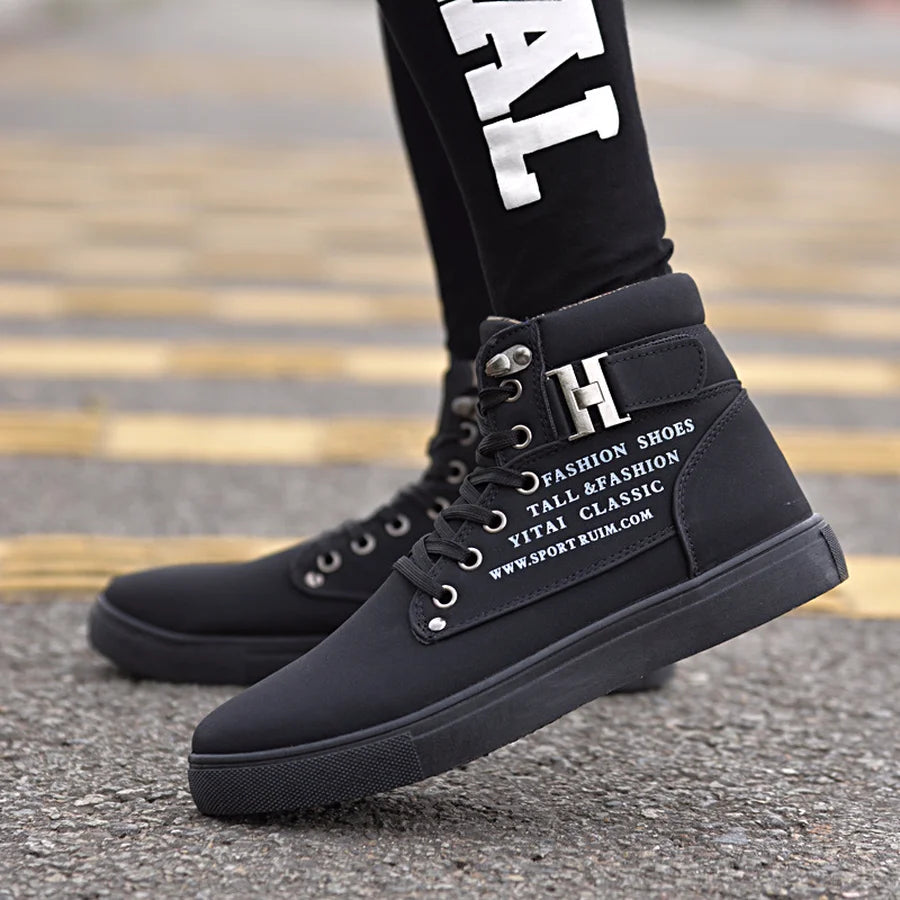 New Arrival Men's Retro High Top Sneakers | Casual Fashion Boots | Zapatillas Hombre 6