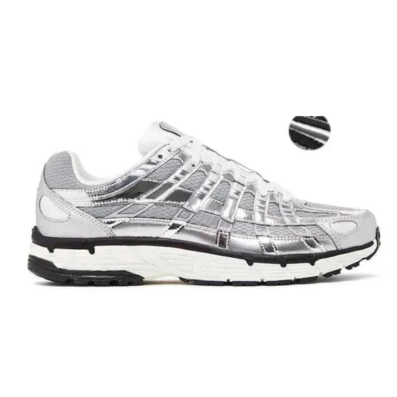 Designer P6000 P 6000 Triple Black White Khaki Wolf Grey Metallic Womens Outdoor Sports Trainers Casual Mens Shoes Sneakers
