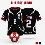 Mens Anime Jersey Blue Lock Sae Itoshi Role Playing 3d Print T-shirt Men Women Fashion Oversized Short Sleeve T shirt Breathable 5