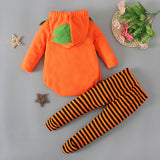 2025 Pumpkin Cosplay Jumpsuit Baby Girls Boys Halloween Clothes Sets New Baby Girl Set Carnival Party Costumes Halloween Gifts 4