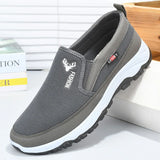 Men Tennis Shoes Warm Breathable Soft Bottom Non -Slip Casual Shoes Plus Velvet Comfort Slip-On Walking Winter Vulcanized Shoes