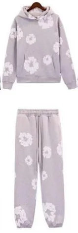 Denim Tears Cotton Foam Print Hoodie & Jogger Set