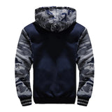 Men's Jacket Camouflage Thicken Winter Jackets for Men Fleece Long Sleeve Coat Man Casual Hoodies Streetwear Men's Coats 2