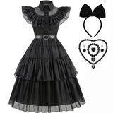 Disney-Inspired Wednesday Addams Cosplay