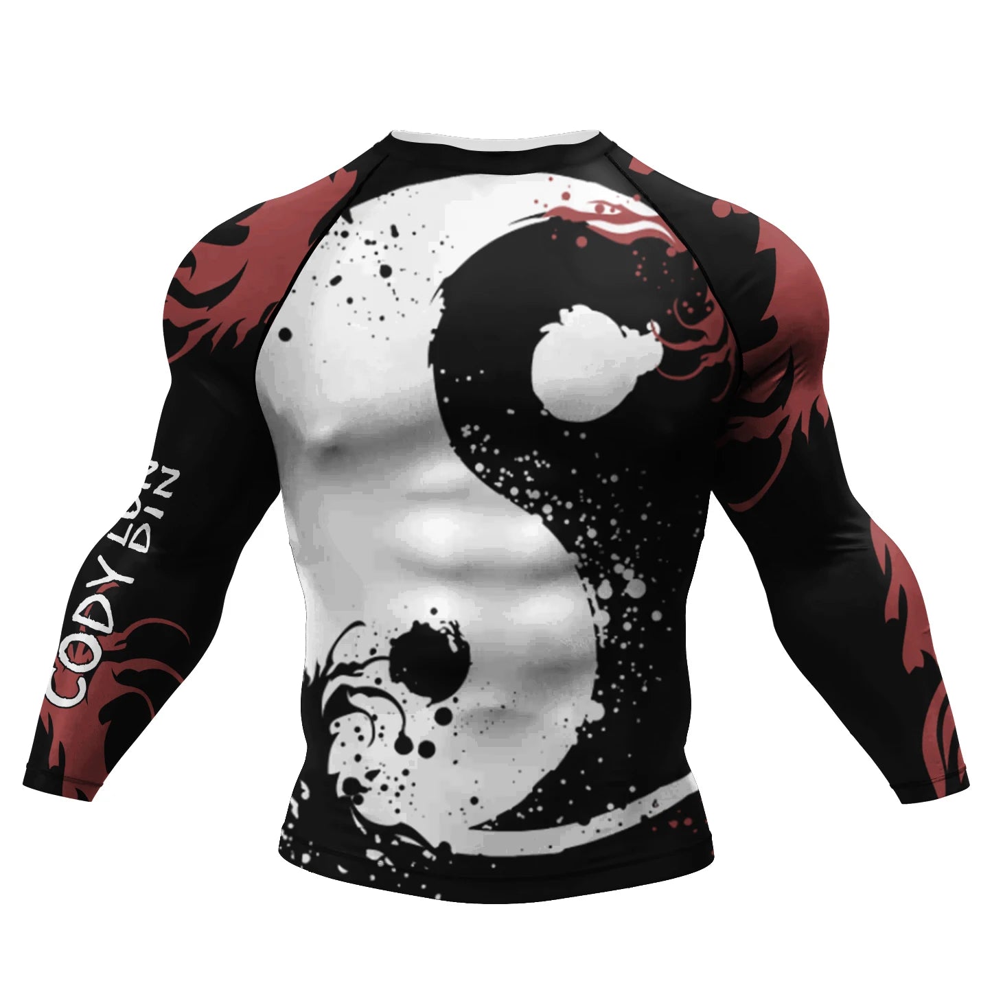 Custom Tattoo Long Sleeve Compression Tee