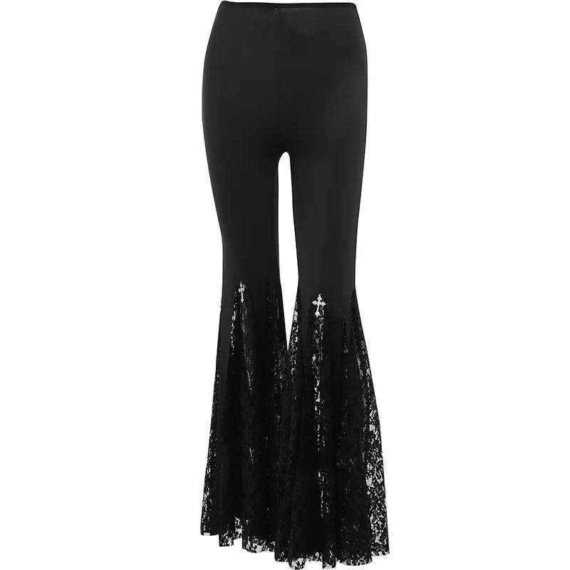 Y2K-Gothic-Black-Velvet-Lace-Mesh-Flare-Pants-Sexy-Harajuku-Aesthetic-See-Through-Emo-Pants-Vintage