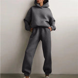Oversized Fleece Hoodie & Jogger Set