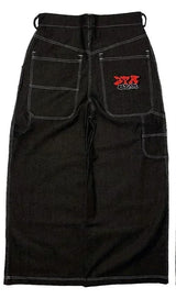 Y2K Embroidered Baggy Jeans