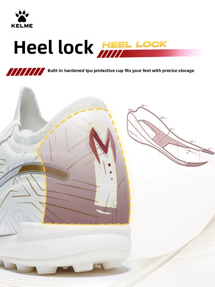 Kelme Adult Soccer Shoes Tf Shredded Spikes Professional Match Training Soccer Shoes Youth Indoor Anti-skid Shoes 3