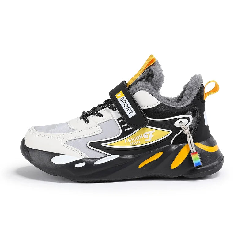 Winter Plush Fashion Sneakers for Kids