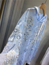 New In Sparkle Pearls Diamonds Embroidery Hooded Shirts Blouses For Women's Long Sleeve  Loose Casual Sunscreen Tops Blusas 2