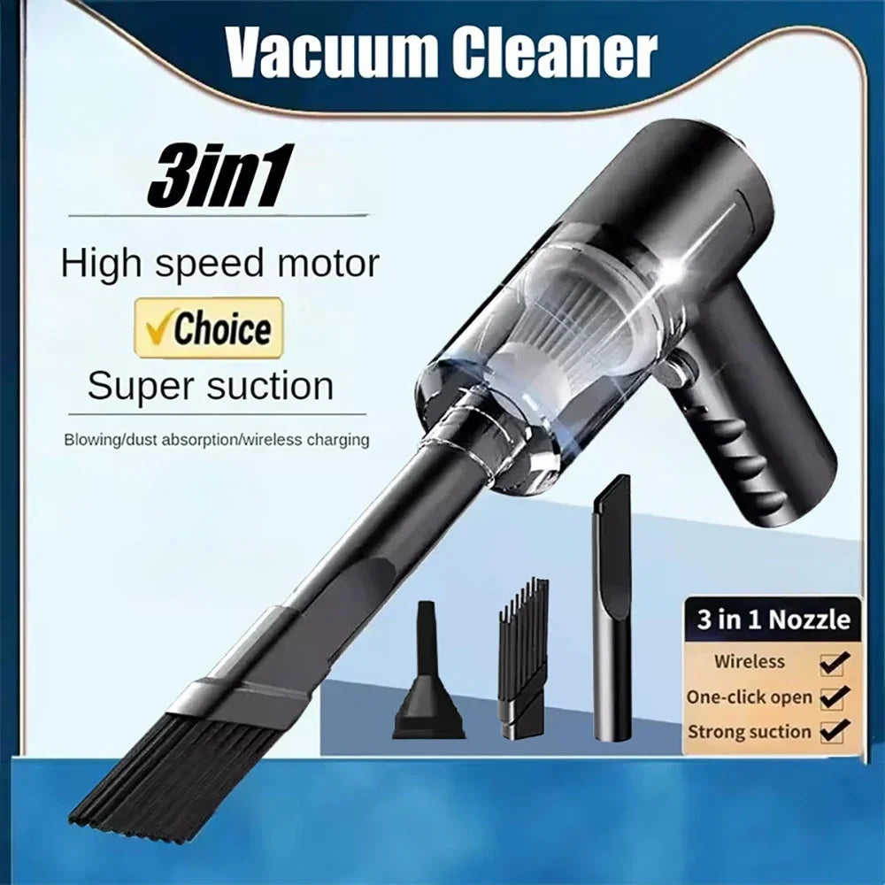 Car Vacuum Cleaner Portable Small Vacuum Cleaner For Multi Purpose Vehicles Small Household Pump Handheld Car Vacuum Cleaner 2