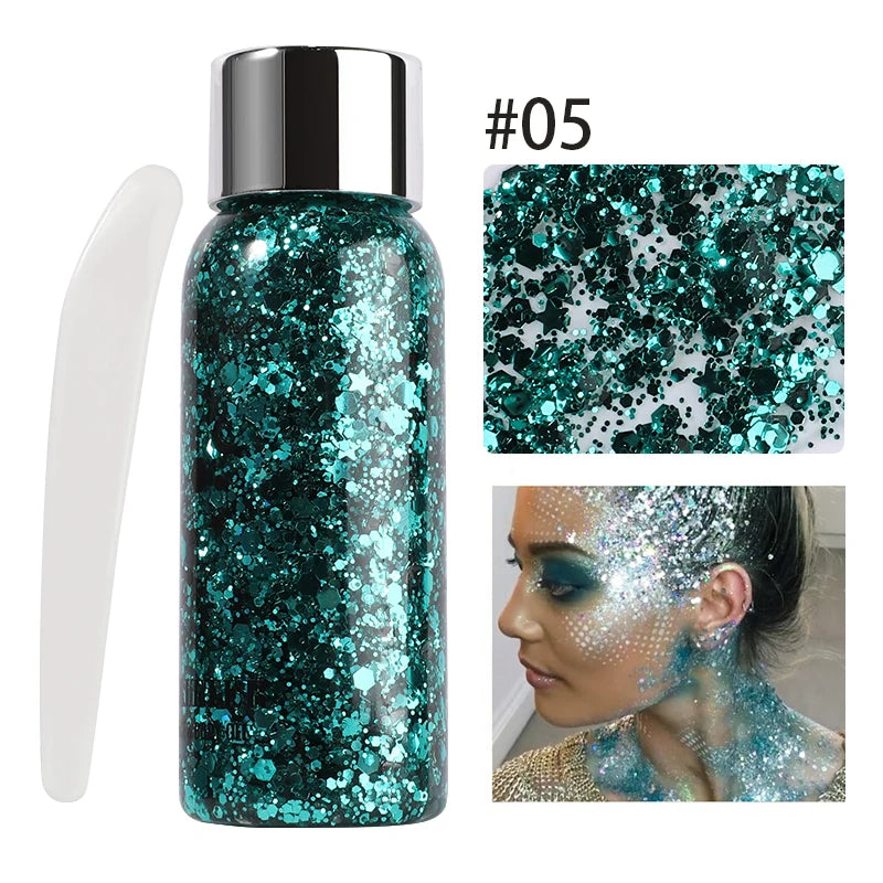 Sparkling All-Over Body & Hair Glitter Gel
