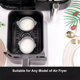 1pc/4pcs Air Fryer Silicone Egg Poacher Cups Silicone Egg Cooker Mold 3