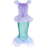 2025 Halloween Party Skeleton Mermaid Costume Girl Gothic Princess Ariel Dress Black Trumpet Frock Dead Siren Cosplay Apparel 6