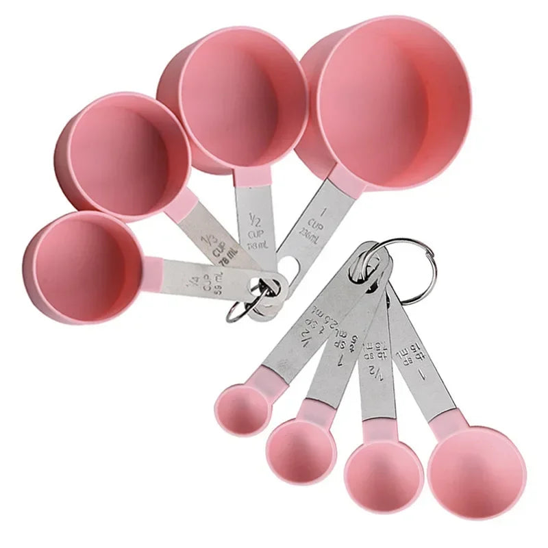 8-Piece Stainless Steel Measuring Set