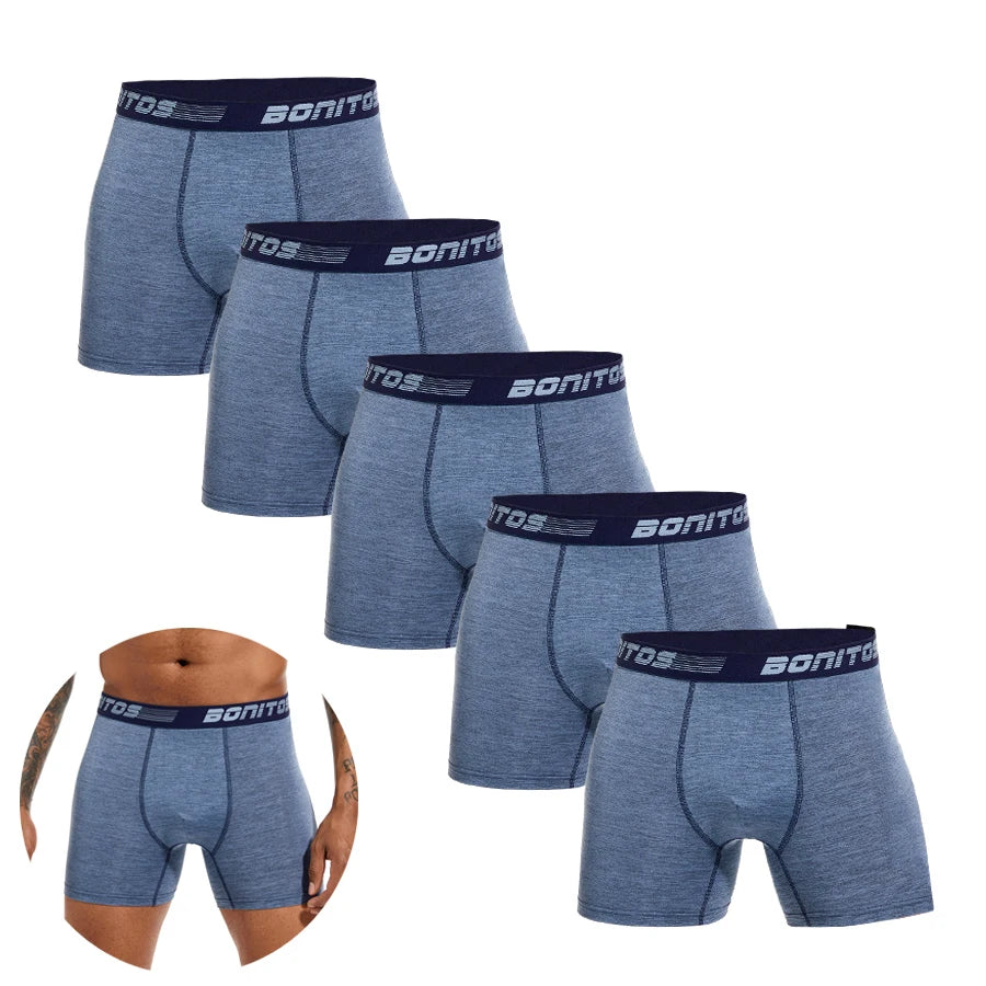 5-Piece Men’s Luxury Boxers & Briefs Collection
