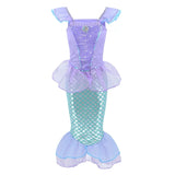 Girls' Gothic Skeleton Mermaid Costume