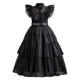 Wednesday Adams Cosplay for Girls Costume 2025 New Vestidos For Kids Carnival Easter Halloween Party Costumes for 3-12 Years 2
