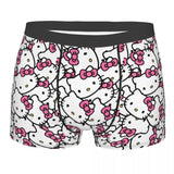 Hello Kitty Pattern Men’s Boxer Shorts