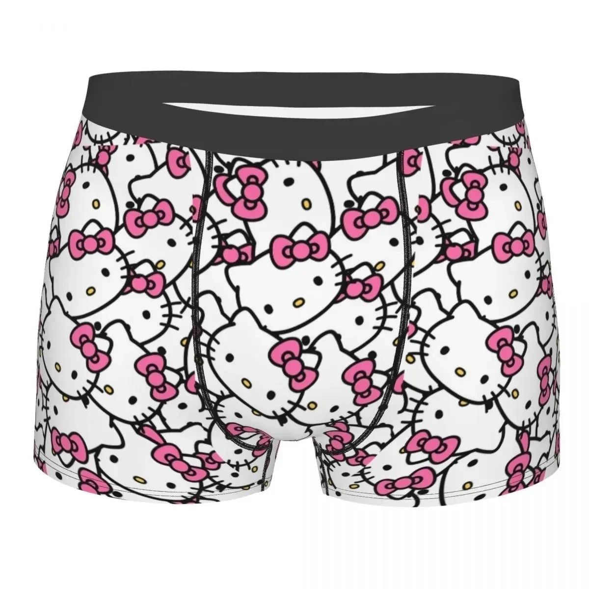 Hello Kitty Pattern Men’s Boxer Shorts