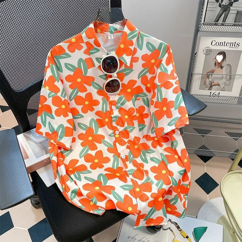 Men-Street-Fashion-Summer-Daily-Shirt-Hawaiian-Cartoon-Print-Casual-Loose-Shirts-Short-Sleeve-Beach-Loose