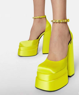 New Fashion Women Pumps Retro Mary Janes Chunky Heels Sandals Spring Platform Dress Party Wedding Basic Shoes 2