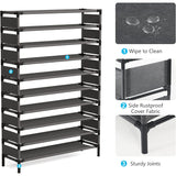 Multi-layer storage Rack, Large Capacity Organizer, bedroom furniture Shoe Shelf for 50 Pair, Book shelf, Versatile usage 6