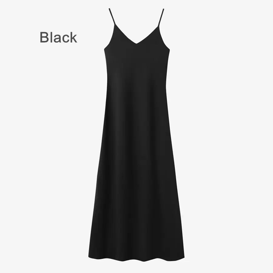 AS-2024-woman-clothes-thicken-ribbing-closed-fit-wrap-tops-Satin-Adjustable-straps-dress-ship-out