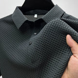 【High-quality】M-4XL Summer New Men's Short Sleeve T-shirt Cool and Breathable POLO Shirt